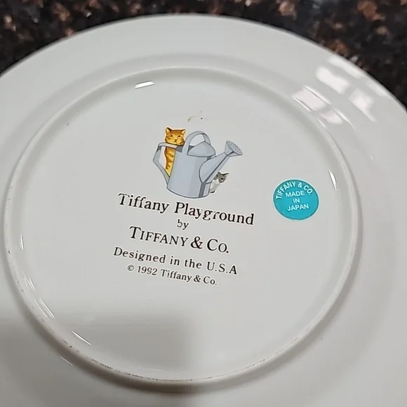 Tiffany & Co. Playground 1992 Plate 7” - Picture 2 of 2